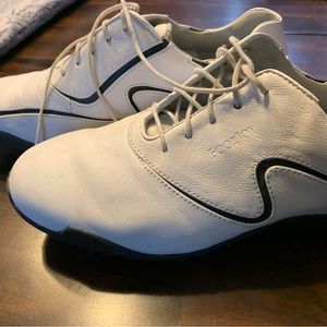 White Footjoy ladies golf shoes size 9